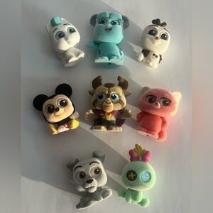 Disney Doorables Fuzzified Lot of 8